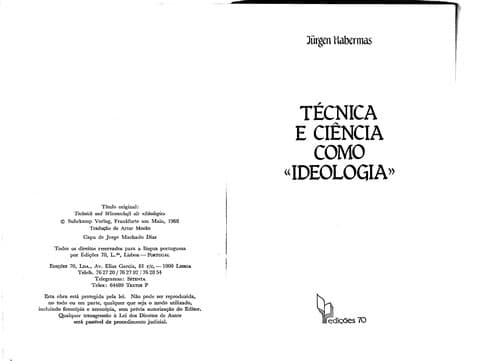 Ciencia Y Tecnica Como ½ideologia+