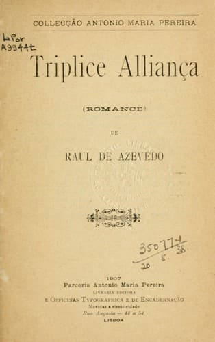 Triplice alliança: (romance)