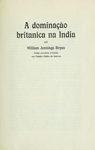 A dominação britanica na India