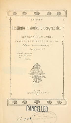 Algumas notas sobre a histpria politica do Rio Grande do Norte, 1817-1824