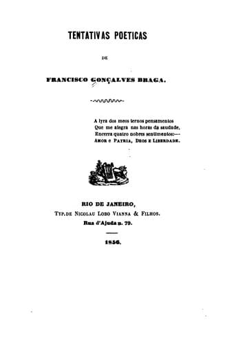 Tentativas poeticas de Francisco Gonçalves Braga ...