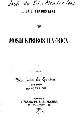 mosqueteiros d'Africa.