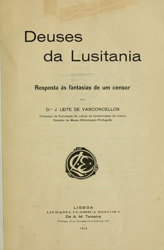Deuses da Luistânia: reposta ás fantasias de um censor